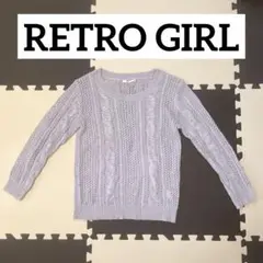 RETRO GIRL レトロガール　パープル　ニット