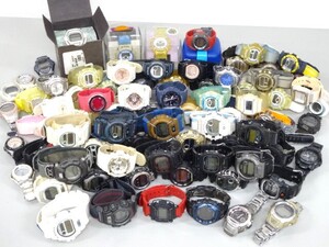 ジャンク 75点 大量 まとめて CASIO カシオ G-SHOCK Gショック Baby-G ベビーG GW-M5610 DW-5600E GW-700BDJ DW-6697 AW-590LV 他 腕時計