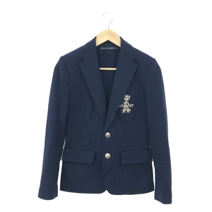 良好◆RALPH LAUREN ラルフローレン スクールジャケット サイズ:160◆ ネイビー レディース アウター