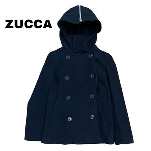 【ZUCCA】ダブルプレストフーディコート