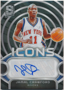 Jamal Crawford NBA 2023-24 Panini Spectra Icons Prizm Signature Auto 75枚限定 直筆サイン プリズムオート ジャマール・クロフォード