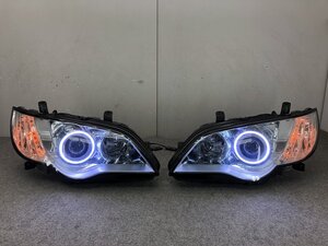 レガシィＢＰ５　ＢＬ５後期純正　最強ＣＯＢ　ＬＥＤイカリング　ヘッドライト　T286