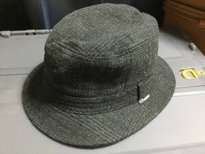 2012レノマU.P renomaポリエステル混グレンチェック バケットhatハット帽子