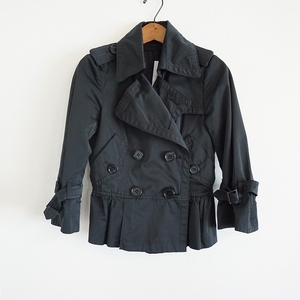 #anc バーバリーブラックレーベル BURBERRYBLACKLABEL ジャケット 38 黒 レディース [837768]