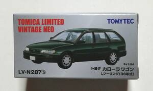 即決！ トミカ リミテッド ヴィンテージ ネオ LV-N287b トヨタ カローラ ワゴン Lツーリング 96年式 (緑) カロゴン 新品・未使用品