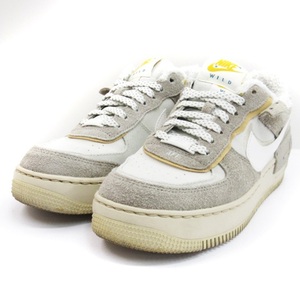 ナイキ NIKE WMNS AIR FORCE1 Shadow Wild エアフォース シャドウ ワイルド スニーカー ローカット DC5270-016 24cm グレージュ系 24cm レ