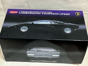 京商 KYOSHO 1/18 ランボルギーニ カウンタック LAMBORGHINI COUNTACH LP400 Black No.08321BK H880