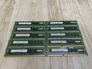 *8623-0613 ☆10枚SET/在庫＠43☆ SAMSUNG 1Rx4 PC3L-12800R ( 8GB ) メモリ RAM ECC Registered DIMM 発送サイズ:A