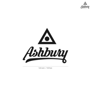 【ASHBURY】アシュベリー★02★ダイカットステッカー★切抜きステッカー★5.0インチ★12.7cm