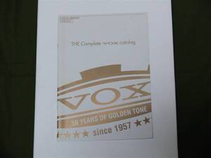 VOX 2007年 10 カタログ ポスト投函で送料無料!!