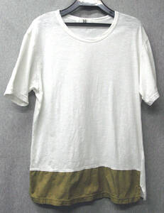 ワイズ ヨウジヤマモト： 別布付き ゆったりめ Tシャツ （ Yohji Yamamoto Y