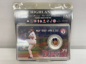 【未開封品】MLB ダルビッシュ 選手 ミントコイン MINT COIN メダル HIGHLAND MINT TEXAS RANGERS レンジャーズ