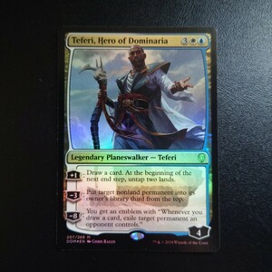 MTG 英語 Foil ドミナリアの英雄、テフェリー