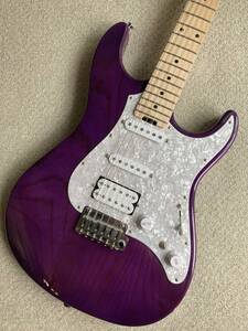 ほぼ新品! EDWARDS E-SNAPPER-AS/M See-Through Purple (限定カラー) ESP Fujigen Charvel Ibanez Fender 