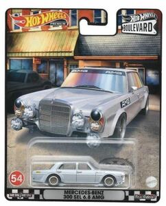 ホットウィール ブールバード メルセデス・ベンツ 300 SEL 6.8 AMG シルバー 新品未開封品