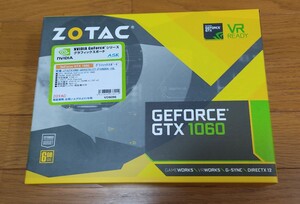 【動作品】ZOTAC GeForce GTX1060 6GB Single Fan グラフィックボード VD6096 ZTGTX1060-GD5STD/ZT-10600A-10L