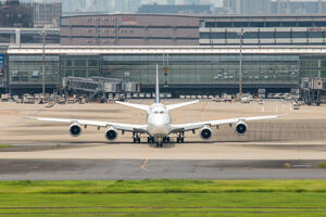 飛行機 デジタル画像 ボーイング747 ルフトハンザ航空 12