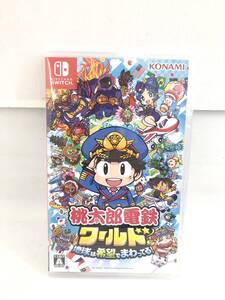 GS241216-01O/ 未開封 ニンテンドースイッチソフト 桃太郎電鉄ワールド 〜地球は希望でまわってる!〜 桃鉄 Nintendo Switch 任天堂