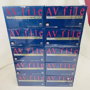 【未使用品】3巻×10個 セット VHS ビデオテープ Scotch ※2400010381072