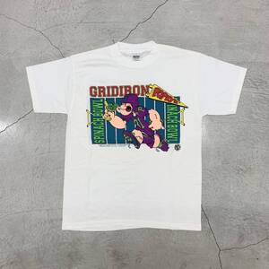 90s デッドストック POPEYE ポパイ USA製 アメフト アメリカンフットボール Ｔシャツ L/CR