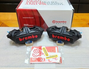 brembo｜M4 ラジアル モノブロック キャリパー｜ブラック｜100mmピッチ｜34/34 ピストン｜フロント 4P│左右｜ブレンボ｜220.9885.50