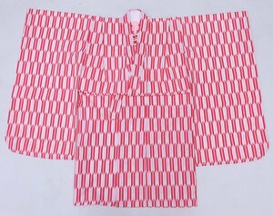 inagoya♪春のイベントに♪【四つ身+襦袢セット】着物 着用可 ポリエステル 七五三 中古 USED kimono for kids y8611my