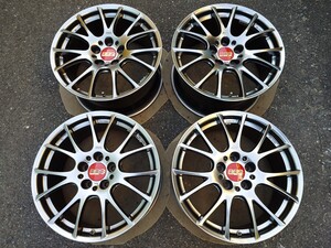 極上 現行品 鍛造 BBS RE-V DB ダイヤモンドブラック 18インチ 8J+43 RE057 9J+48 RE058 PCD114.3 5穴 4本