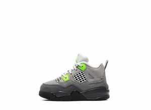 Nike TD Air Jordan 4 Retro LE "Neon" 16cm CT5345-007