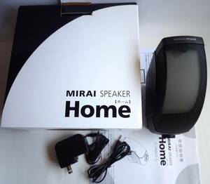 未使用近い ミライ スピーカー ホーム MIRAI SPEAKER Home スピーカー SF-MIRAIS5 ブラック Sound Fun サウンドファン テレビ用スピーカー