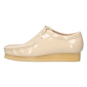 シュプリーム クラークス 24SS Patent Leather Wallabee サイズ:39.5 パテントレザーワラビーシューズ 中古 BS99