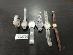 1103T30　腕時計　ジャンク品　おまとめ6点　SEIKOセイコー　CITIZENシチズン　など　※動作未確認