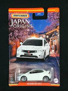 ★マッチボックス★国内販売無し JAPAN ORIGINS 2008 HONDA CIVIC TYPE R EURO ホンダ シビック タイプR ユーロ FN2 (送料290円~)