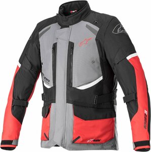 Lサイズ - グレー/ブラック/レッド - ALPINESTARS アルパインスターズ Andes v3 ジャケット