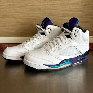 未使用 NIKE AIR JORDAN 5 RETRO GRAPE グレープ ナイキ エアジョーダン レトロ 