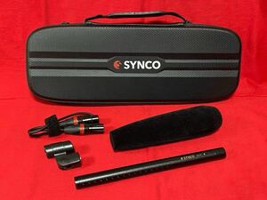 SYNCO D2 ハイパーカーディオイドマイクロホン Mic D2 ショットガンマイク 超指向性 カメラマイク 極美品 ! 評価100% ! 本人確認済！