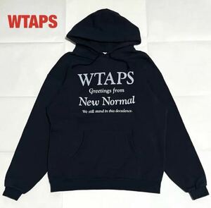 【人気】WTAPS　ダブルタップス　プルオーバーパーカー　フーディー　オーバーサイズ　ブランドロゴ　裏起毛　20AW　202ATDT-HP02S