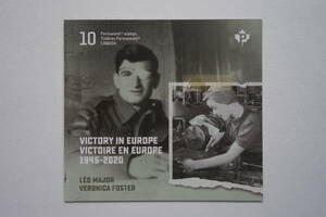 外国切手：カナダ切手 「軍人レオメジャー、女性労働者ヴェロニカ・フォスター」10面切手帳 未使用