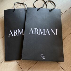 ARMANI ショップバッグ 紙袋 2枚