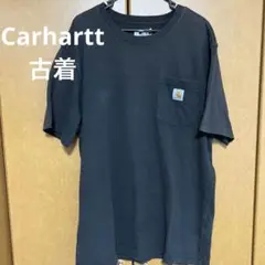 【古着】Carhartt 黒 Tシャツ Bboy ストリート