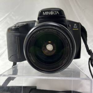 MINOLTA α5xi　一眼レフフィルムカメラ　ジャンク　ボディにヒビ割れ有り　説明書付き　部品取り　№1517