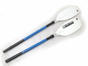 ■◆ Canoe Sports TRILEX パドル 2ピース分割　ダブルブレード　225ｃｍ　ニュージーランド製　カヌーパドル