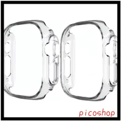 対応 49mm Ultra Ultra Ultra カバー / 2 Watch Watch Apple クリア Apple 超薄 耐衝撃性 PC 2個 ケース ケース アップルウォッチ Sakulaya