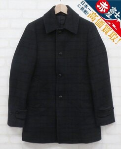 3J4974/SHIPS Aerial Wool チェックコート シップス エアリアルウール