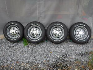 　UESD美品！　TOYO OPEN COUNTRY A/T EX 215/70R16ホワイトレター　＆　MotorFarｍ　SONORANホイール　ジムニーJB74　