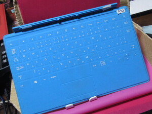 ジャンク　MicroSoft Windows RT Surface キーボード　青　動作品　1515　k12