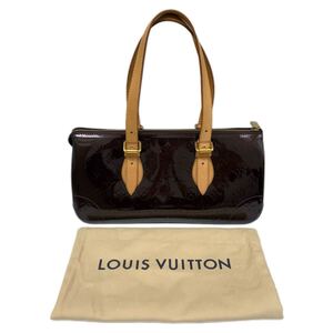 LOUIS VUITTON / SL4098 ルイヴィトン ローズウッド・アヴェニュー モノグラム ヴェルニ ハンドバッグ トートバッグ パープル 