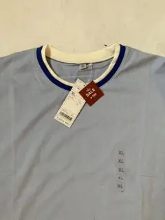 貴重 ↑ デッドストック UNIQLO レイヤード・カットソー タグ付　Blue