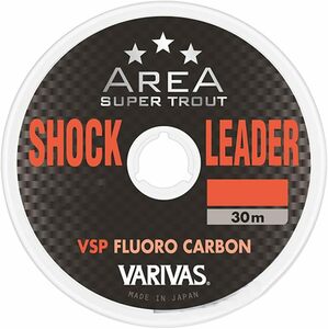 2lb (0.4号) バリバス(VARIVAS) スーパートラウトエリア ショックリーダー VSP フロロ 30m ナチュラル