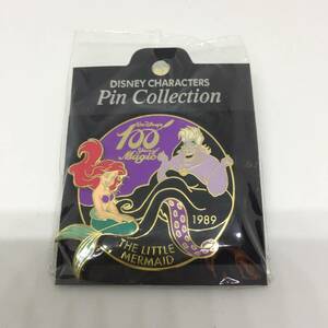 ♪ ディズニー ピンバッジ 100 Years of Magic アリエル & アースラー the Little Mermaid 2001年 3000個 ピン 新品 Mickey & Pals shop 3D