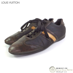 ルイヴィトン （LOUIS VUITTON） キャンバス×レザー ローカット スニーカー シューズ 靴 #6 1/2 GO0097 ブラウン メンズ（中古）